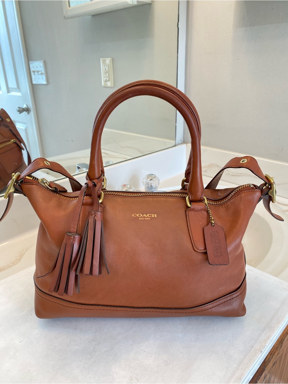 Vintage Coach Legacy Candace Carryall Coach-21132 Good Condition clean interior - Picture 14 of 15